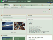 Tablet Screenshot of nepton.deviantart.com