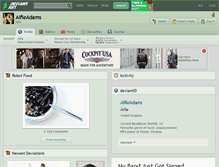Tablet Screenshot of alfieadams.deviantart.com