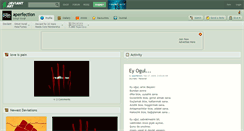 Desktop Screenshot of aperfection.deviantart.com