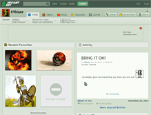 Tablet Screenshot of k9blaze.deviantart.com