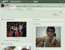 Tablet Screenshot of idra86.deviantart.com