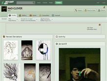 Tablet Screenshot of nao-clover.deviantart.com