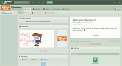 Desktop Screenshot of flipnotes.deviantart.com