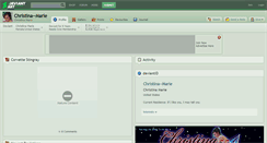 Desktop Screenshot of christina--marie.deviantart.com