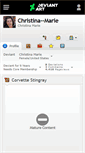 Mobile Screenshot of christina--marie.deviantart.com