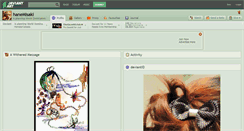 Desktop Screenshot of hanemisaki.deviantart.com
