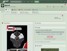 Tablet Screenshot of gapnod.deviantart.com