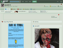 Tablet Screenshot of gambit13.deviantart.com