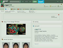 Tablet Screenshot of angga2110.deviantart.com