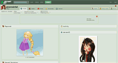Desktop Screenshot of greenrainfall.deviantart.com