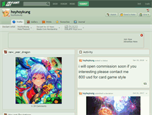 Tablet Screenshot of hoyhoykung.deviantart.com