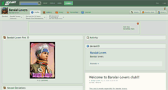 Desktop Screenshot of baralai-lovers.deviantart.com