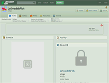 Tablet Screenshot of leswedishfish.deviantart.com