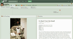 Desktop Screenshot of hollyfire.deviantart.com