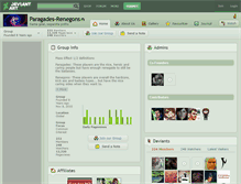 Tablet Screenshot of paragades-renegons.deviantart.com