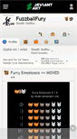 Mobile Screenshot of fuzzballfury.deviantart.com