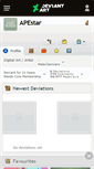 Mobile Screenshot of apestar.deviantart.com