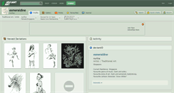 Desktop Screenshot of esmeraldine.deviantart.com