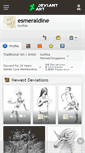 Mobile Screenshot of esmeraldine.deviantart.com