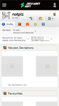 Mobile Screenshot of notplz.deviantart.com