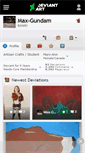 Mobile Screenshot of max-gundam.deviantart.com