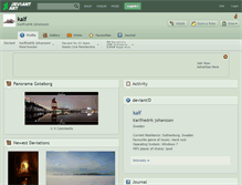Tablet Screenshot of kalf.deviantart.com