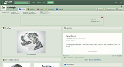 Desktop Screenshot of huntergirl.deviantart.com