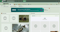 Desktop Screenshot of magicturtle.deviantart.com