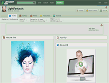 Tablet Screenshot of lightfantastic.deviantart.com