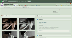 Desktop Screenshot of drink-the-blood.deviantart.com