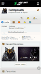 Mobile Screenshot of calliopemrg.deviantart.com
