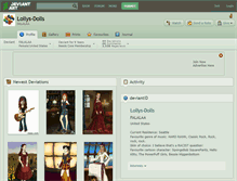 Tablet Screenshot of lollys-dolls.deviantart.com