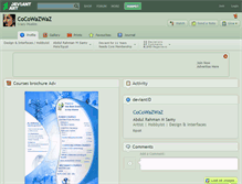 Tablet Screenshot of cocowazwaz.deviantart.com