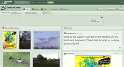 Desktop Screenshot of emanueljones.deviantart.com