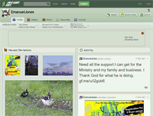 Tablet Screenshot of emanueljones.deviantart.com