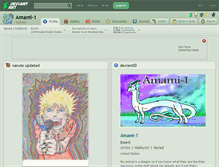 Tablet Screenshot of amami-1.deviantart.com