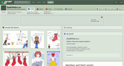 Desktop Screenshot of deathnote-luv.deviantart.com