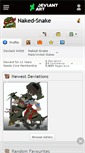 Mobile Screenshot of naked-snake.deviantart.com