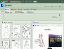 Tablet Screenshot of kilowatts62.deviantart.com