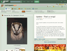 Tablet Screenshot of comixqueen.deviantart.com