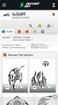 Mobile Screenshot of gjzart.deviantart.com
