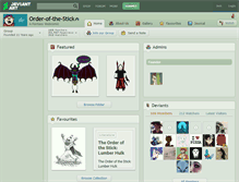 Tablet Screenshot of order-of-the-stick.deviantart.com