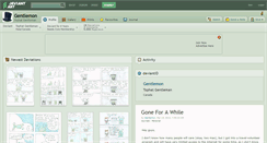 Desktop Screenshot of gentlemon.deviantart.com