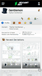 Mobile Screenshot of gentlemon.deviantart.com