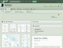 Tablet Screenshot of gentlemon.deviantart.com