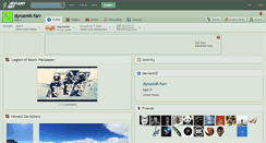 Desktop Screenshot of dynamik-farr.deviantart.com