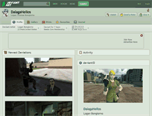 Tablet Screenshot of dalagahelios.deviantart.com