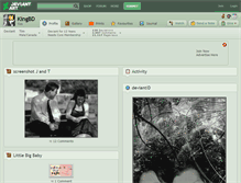 Tablet Screenshot of kingbd.deviantart.com
