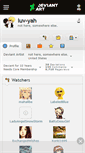 Mobile Screenshot of luv-yah.deviantart.com