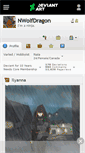 Mobile Screenshot of nwolfdragon.deviantart.com